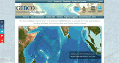 Desktop Screenshot of gebco.net