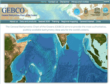 Tablet Screenshot of gebco.net